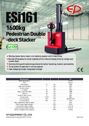 Walkie stapelaars EP ESi161