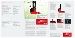 Walkie stapelaars Linde L12AS Triplex 120x50