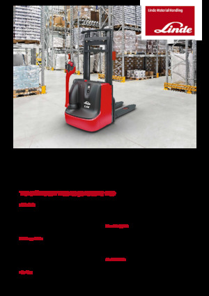 Walkie stapelaars Linde L14C 