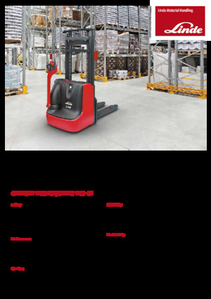 Walkie stapelaars Linde L14C 