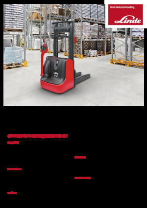 Walkie stapelaars Linde L14C 