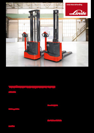 Walkie stapelaars Linde ML10