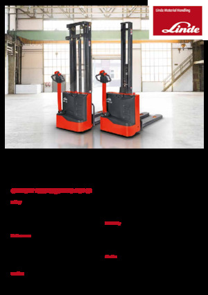 Walkie stapelaars Linde ML10