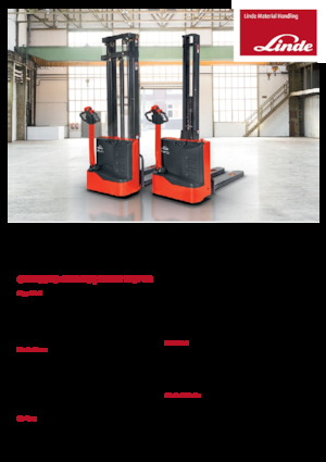 Walkie stapelaars Linde ML10