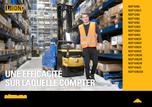 Walkie stapelaars Caterpillar NSP16N3SR