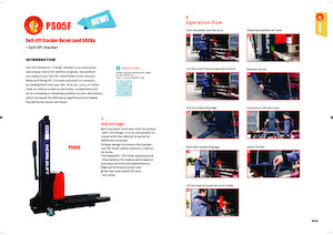 Walkie stapelaars Noblelift PS05F-1300