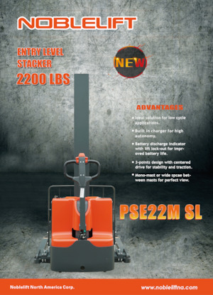 Walkie stapelaars Noblelift PSE22M SL-63