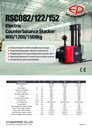 Walkie stapelaars EP RCS152