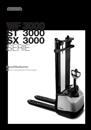 Walkie stapelaars Crown ST 3000N-1.0 TL