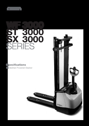 Walkie stapelaars Crown ST 3000N-1.0 TL