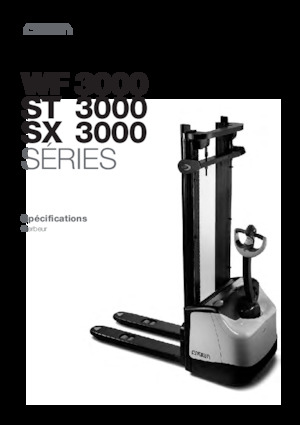 Walkie stapelaars Crown ST 3000N-1.0 TL