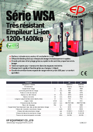 Walkie stapelaars EP WSA121