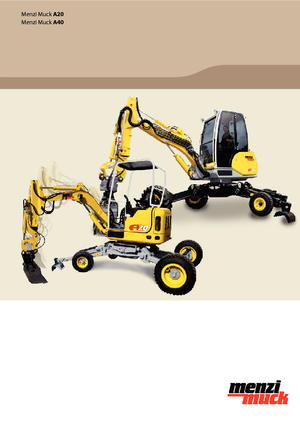Spingraafmachines Menzi A40