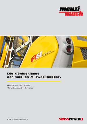 Spingraafmachines Menzi A 61