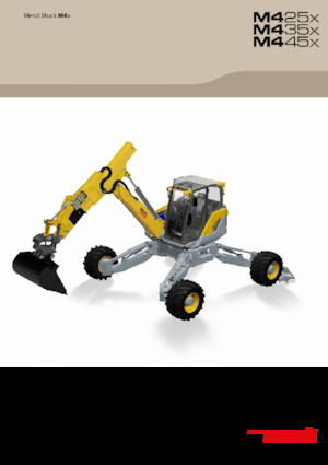 Spingraafmachines Menzi M425x