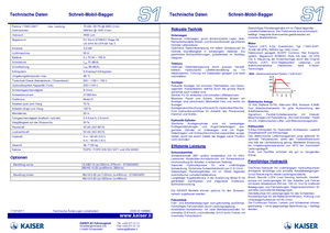 Spingraafmachines Kaiser S 1-5