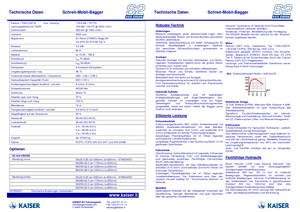 Spingraafmachines Kaiser S 2 Cross 4x4