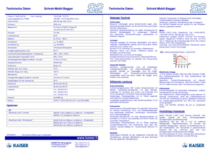 Spingraafmachines Kaiser S 2 Mobil
