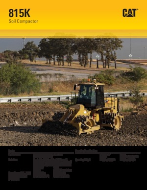Afvalpersen Caterpillar 815K