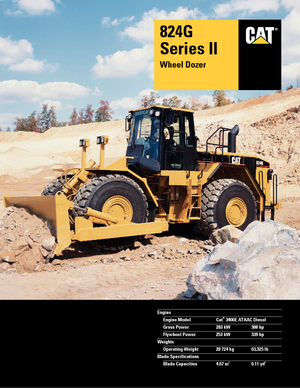 Wiel dozer Caterpillar 824 G II