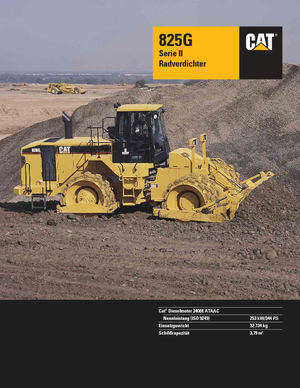 Afvalpersen Caterpillar 825 G II
