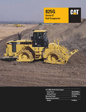 Afvalpersen Caterpillar 825 G II