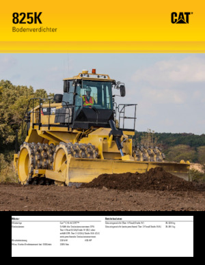 Afvalpersen Caterpillar 825K