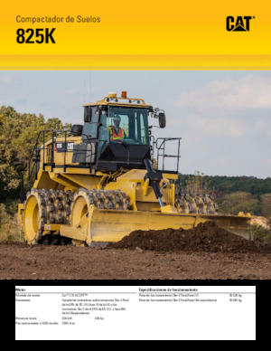 Afvalpersen Caterpillar 825K