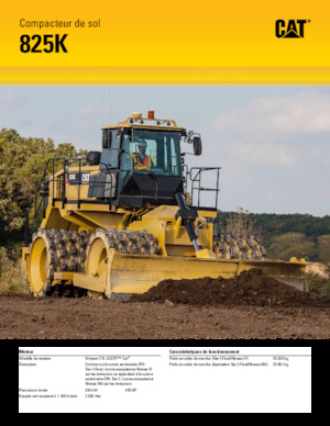 Afvalpersen Caterpillar 825K