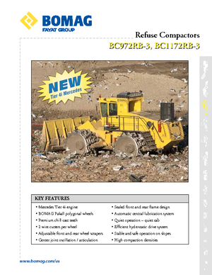 Afvalpersen Bomag BC 1172 RB 3