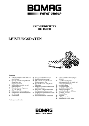 Afvalpersen Bomag BC 462 EB