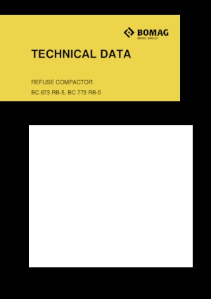 Afvalpersen Bomag BC 673 RB 5