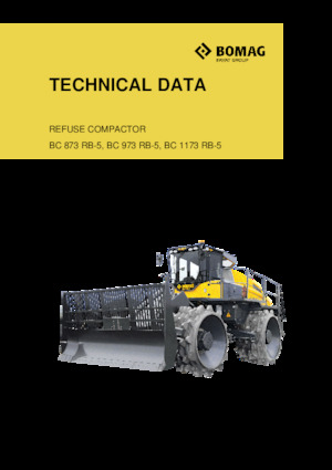 Afvalpersen Bomag BC 873 RB 5