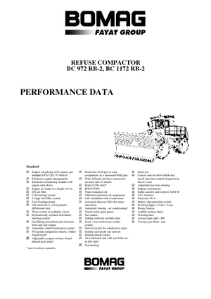 Afvalpersen Bomag BC 972 RB 2