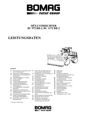 Afvalpersen Bomag BC 972 RB 2