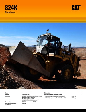 Wiel dozer Caterpillar 824K