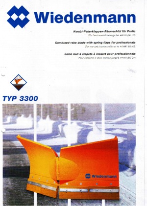 Wigsneeuwploegen Wiedenmann 3300
