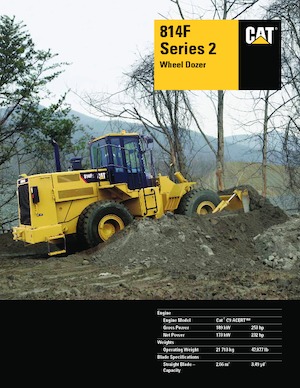 Wiel dozer Caterpillar 814F Series 2