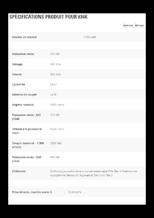 Wiel dozer Caterpillar 834K