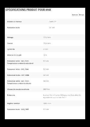 Wiel dozer Caterpillar 844K