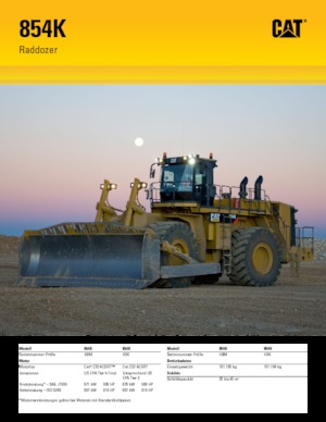 Wiel dozer Caterpillar 854K