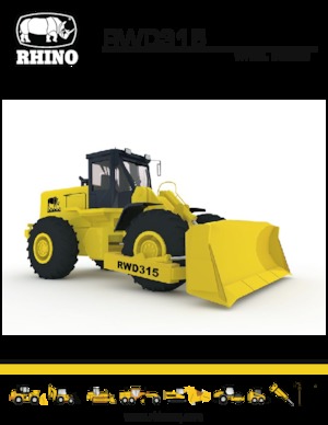 Wiel dozer RHINO RWD315