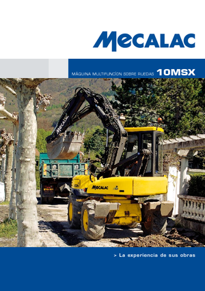 Mobiele graafmachines Mecalac 10 MSX