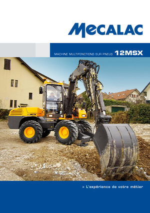 Mobiele graafmachines Mecalac 12 MSX
