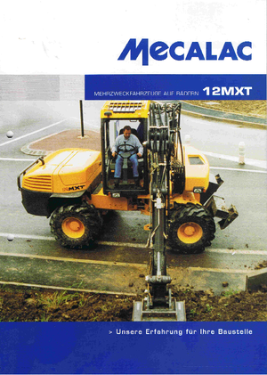 Mobiele graafmachines Mecalac 12 MXT