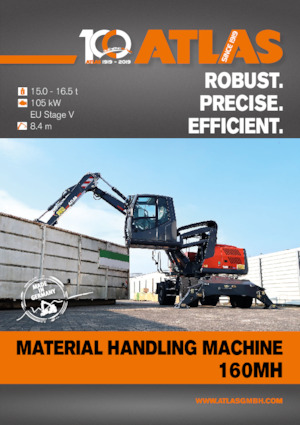 Mobiele graafmachines Atlas 160 MH