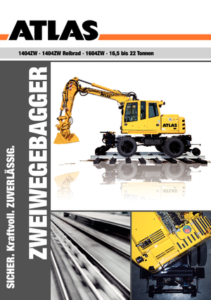 Mobiele graafmachines Atlas 1604 ZW