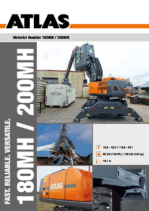 Mobiele graafmachines Atlas 200 MH