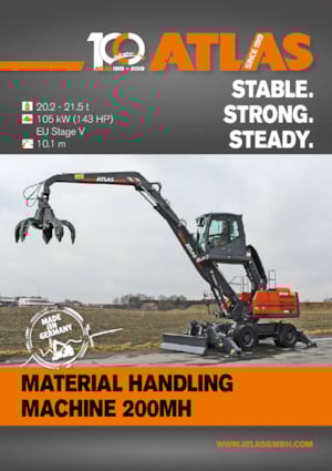 Mobiele graafmachines Atlas 200 MH