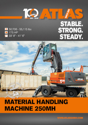 Mobiele graafmachines Atlas 250 MH